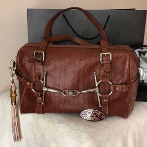SOLD SOLD Gucci Guccissma 85th Anniversary satchel SOLD